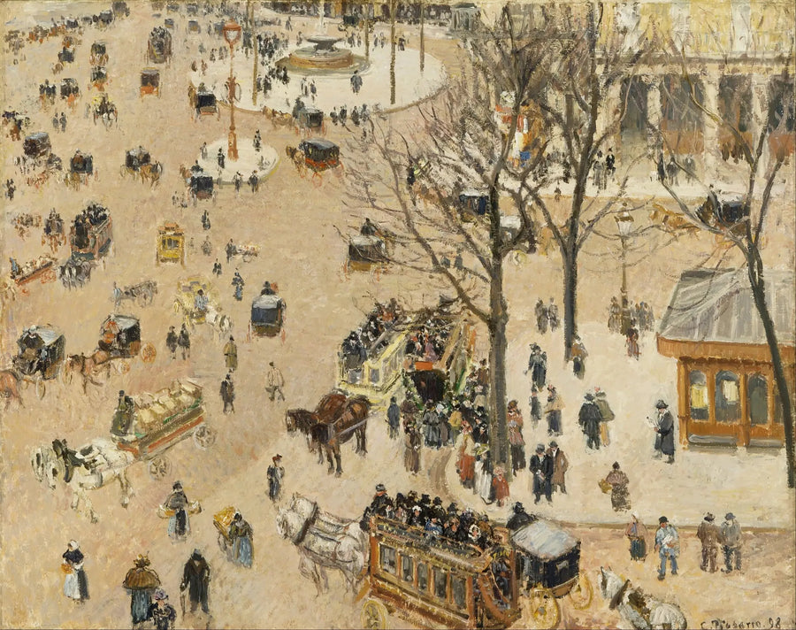 Teaterplatsen Engelsk - Camille Pissarro