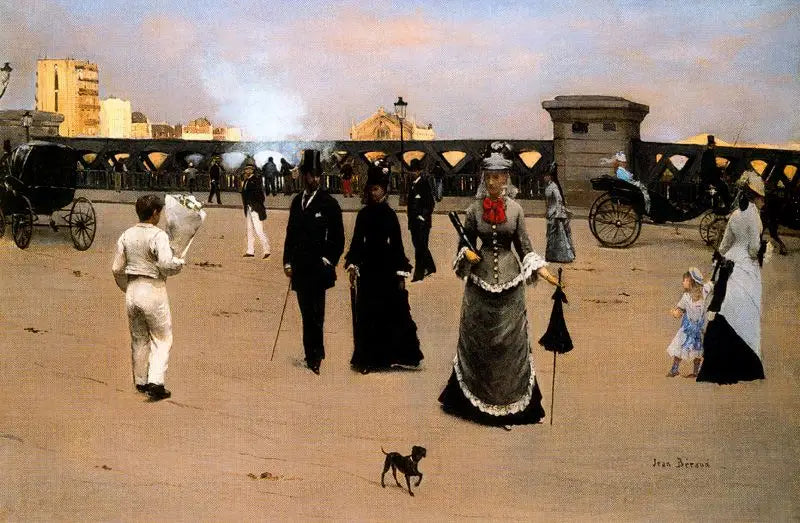 Platsen och Europas bro - Jean Béraud