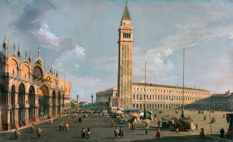 St. Marksplatsen, Venedig - Canaletto