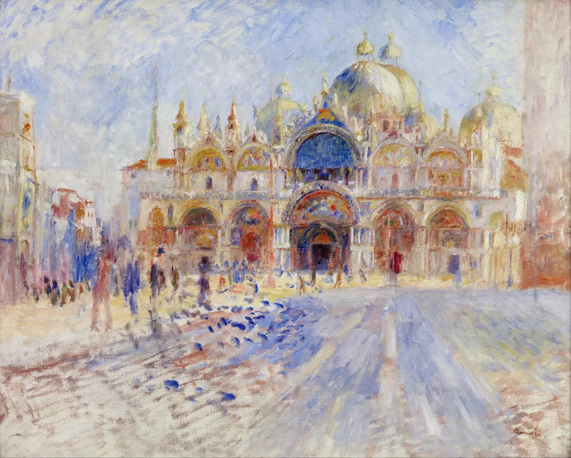 Markusplatsen, Venedig - Pierre-Auguste Renoir
