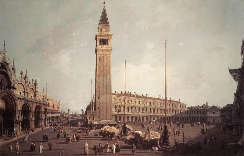 St. Mark's plats mot sydväst - Canaletto