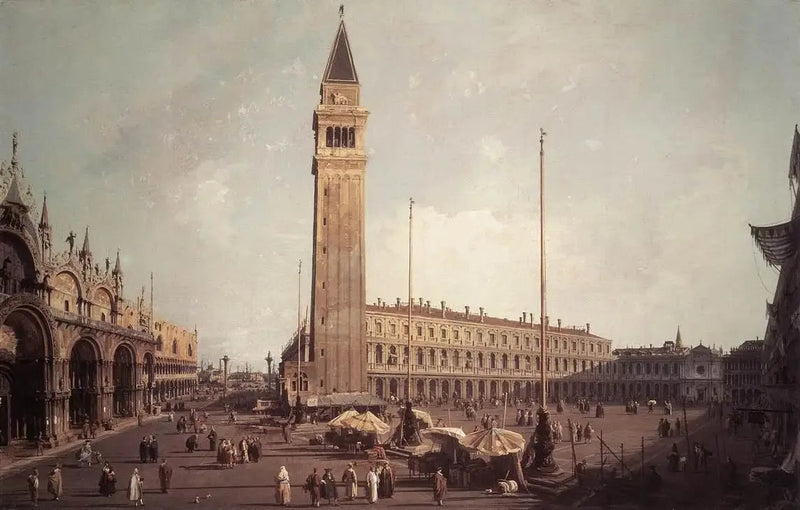 St. Mark's plats mot sydväst - Canaletto