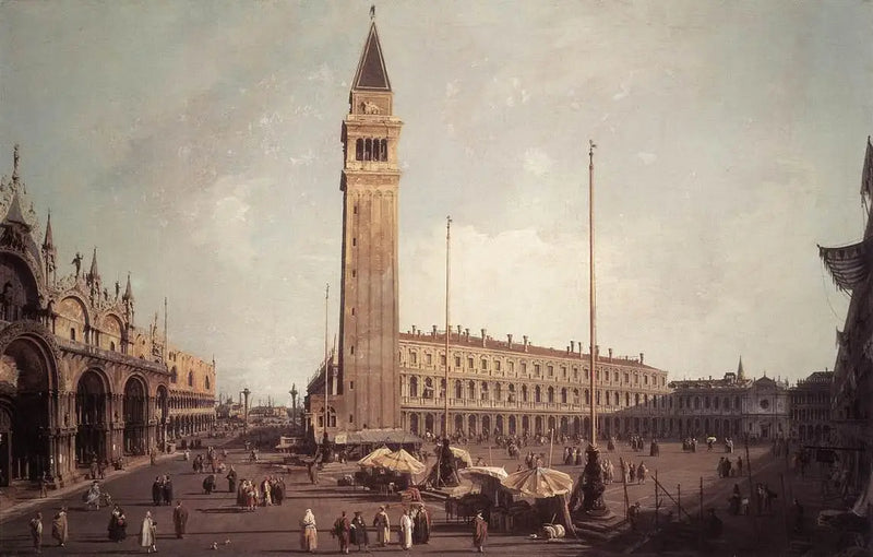 St. Mark's plats mot sydväst - Canaletto
