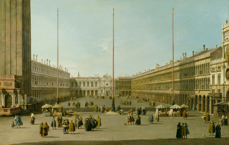 Saint-Marc-platsen (Västerutsikt) - Canaletto
