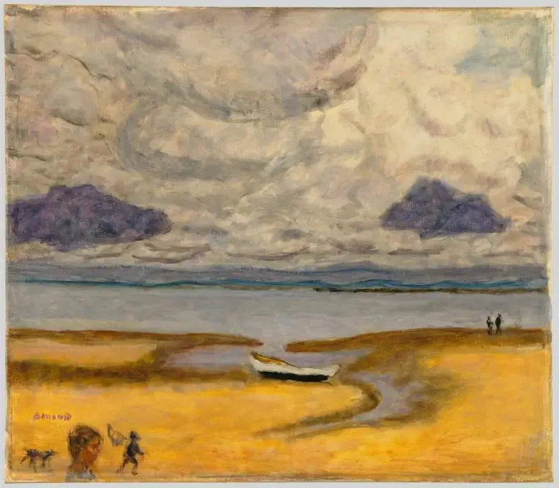 Lågvattenstrand - Pierre Bonnard