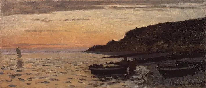 La Plage de Sainte-Adresse - Claude Monet image 1 copie de tableau peinte à la main