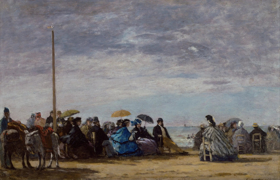 Stranden - Eugène Boudin