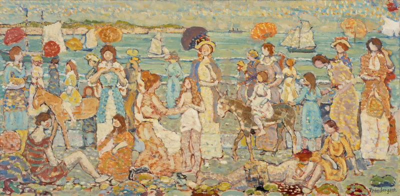 Stranden « Nr 3 » - Maurice Prendergast