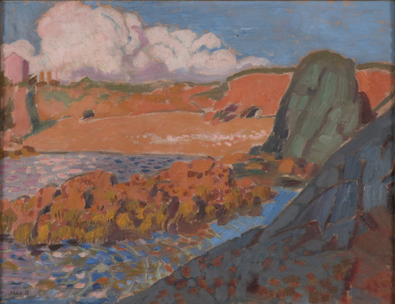 Den röda stranden - Maurice Denis