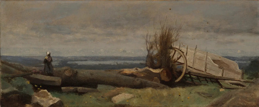 Slätten i Beauce - Jean-Baptiste Camille Corot