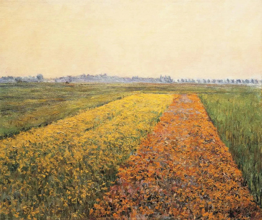 Gennevilliers slätt, Gult fält - Gustave Caillebotte