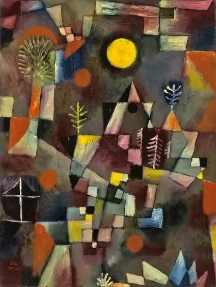 Den fulla månen - Paul Klee