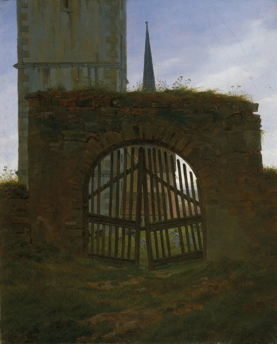 Kyrkogårdporten - Caspar David Friedrich