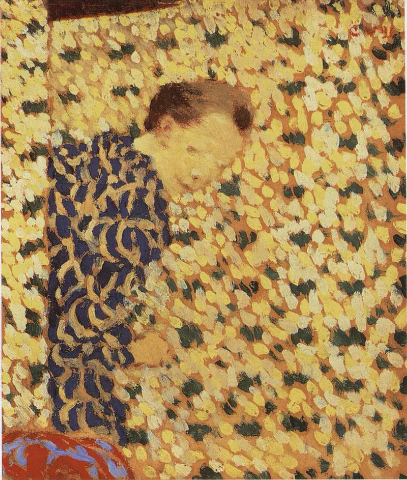 Den halvöppna dörren - Édouard Vuillard