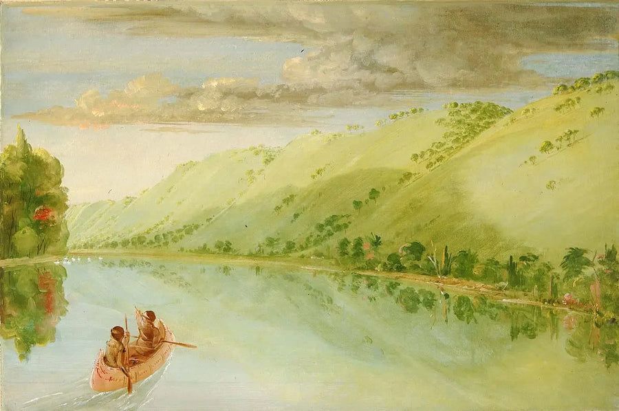 Madame Ferrebaults äng, ovanför Hundens äng - George Catlin
