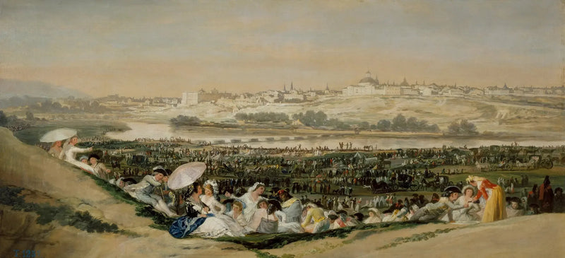 Saint-Isidores äng - Francisco de Goya