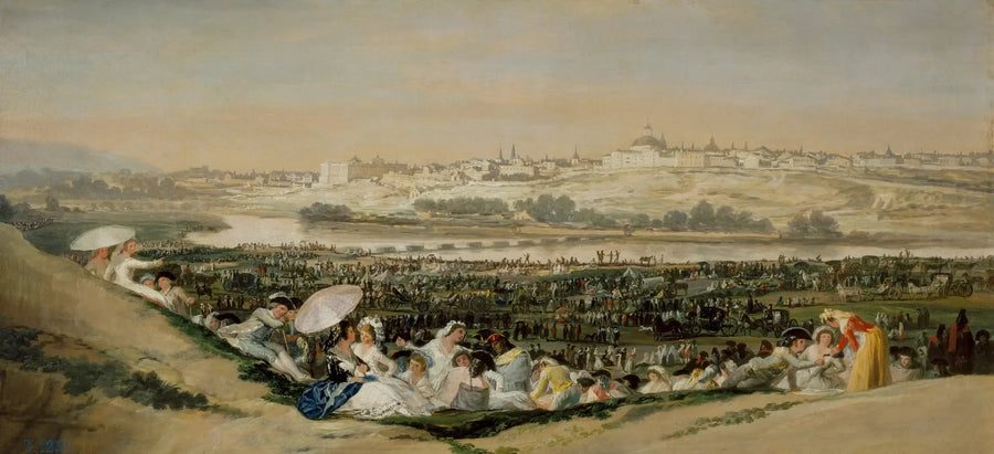Saint-Isidores äng - Francisco de Goya