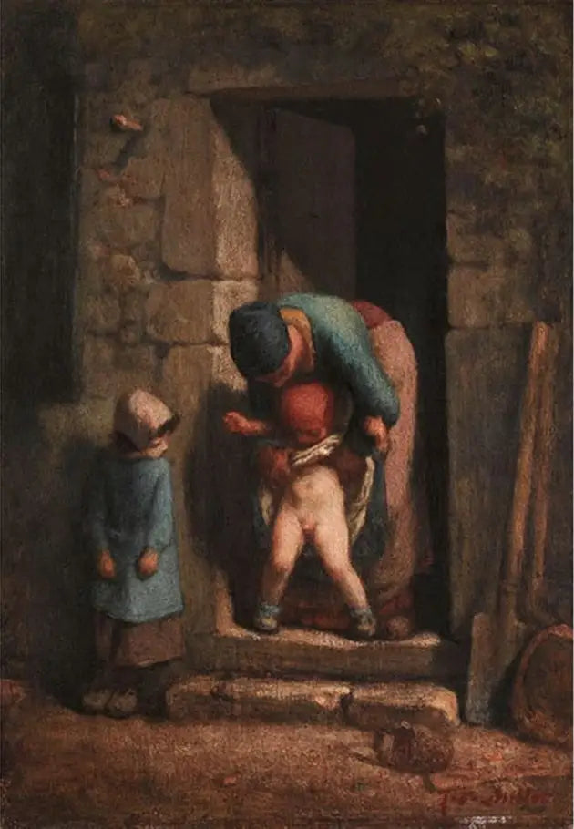 Mödrars försiktighet - Jean-François Millet