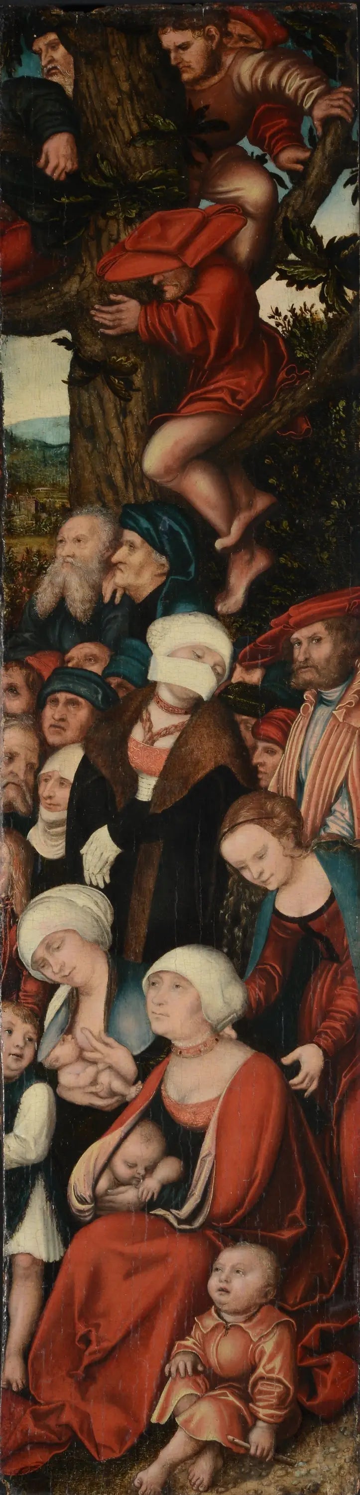 Sankt Johannes Döparens predikan - Lucas Cranach den äldre