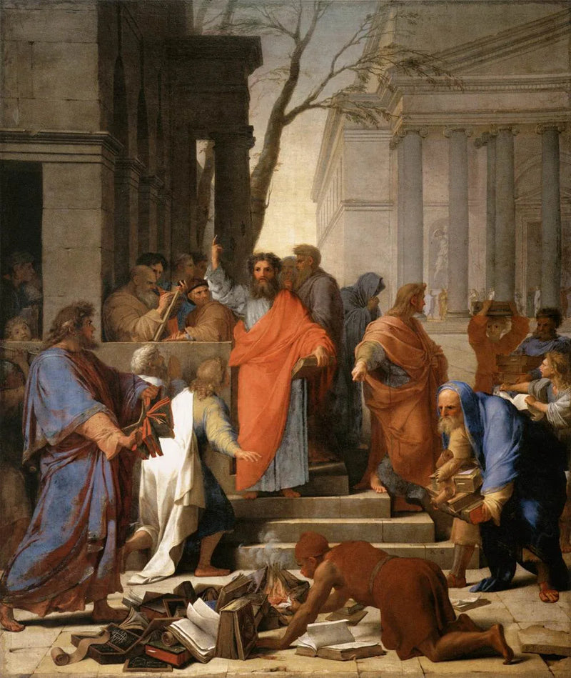 Sankt Paulus predikan till Efesierna - Eustache Le Sueur