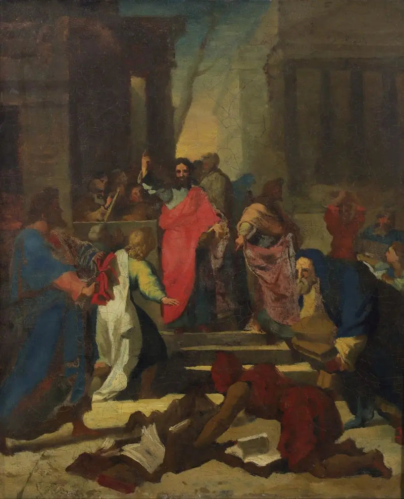Paulus predikan i Efesos - Théodore Géricault