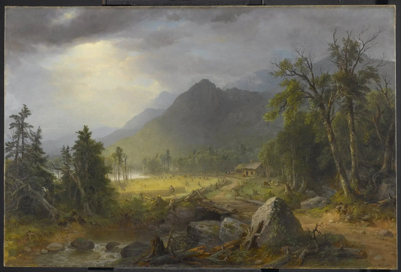 Den första skörden i öknen - Asher Brown Durand