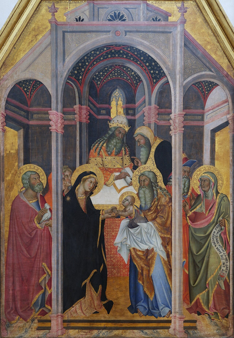 Presentation vid templet - Bartolo di Fredi