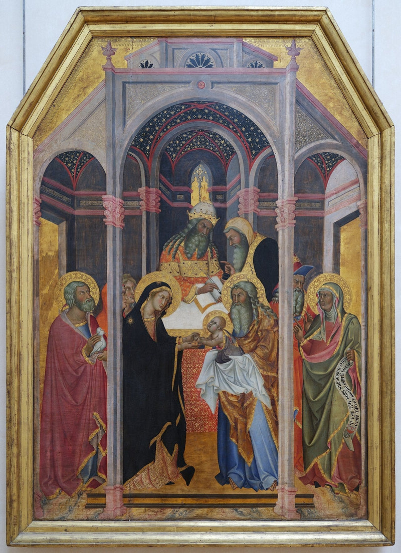 Presentation vid templet - Bartolo di Fredi