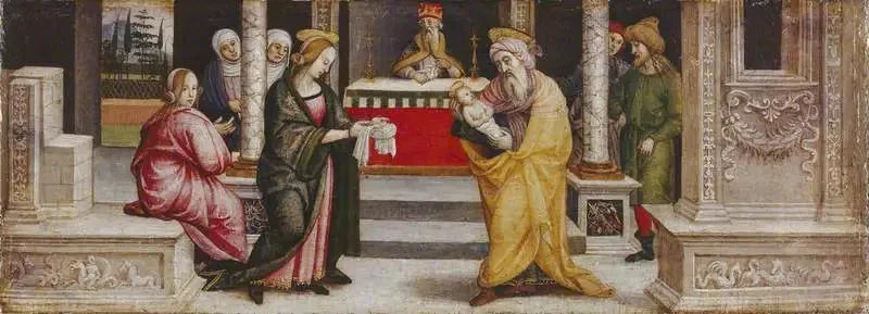 Presentation vid templet - Pietro Perugino