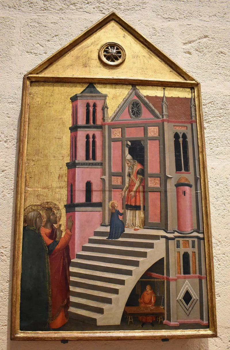 Presentation av Jungfru i templet - Giotto