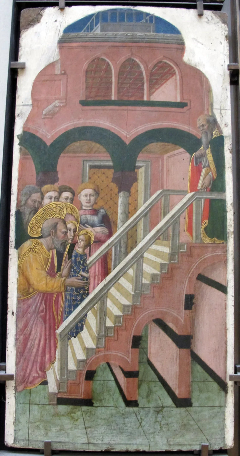 Förevisningen av Jungfru Maria i Templet - Giovanni Francesco da Rimini