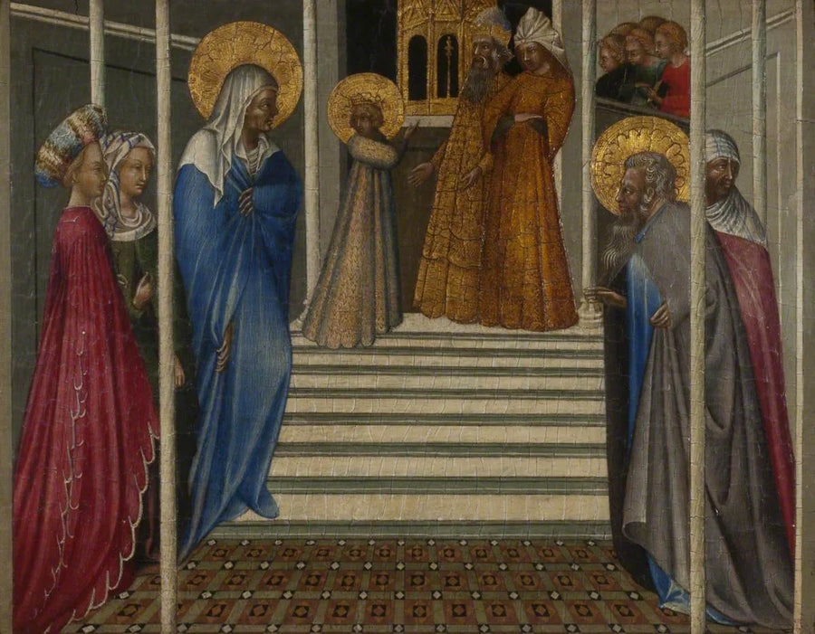 Madonnapresentationen - Giovanni di Paolo