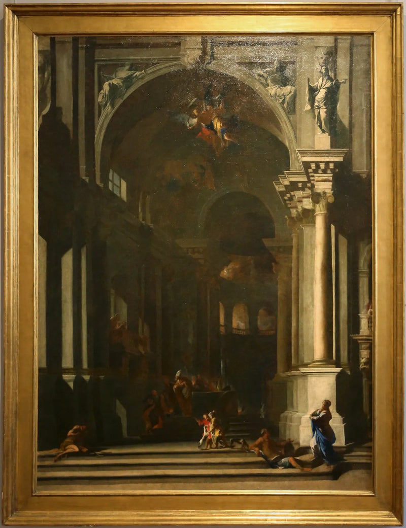 Presentatören vid Templet - Andrea Pozzo