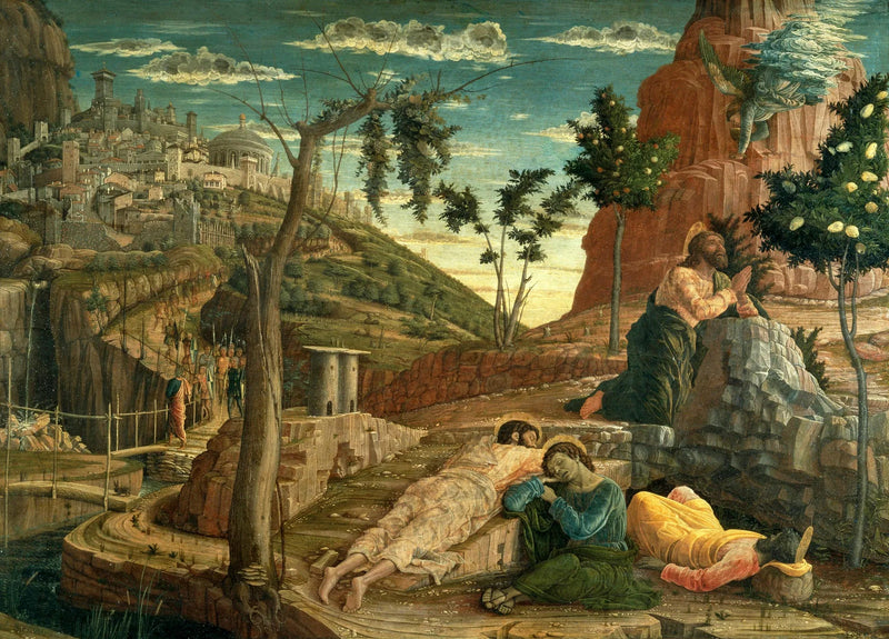 Bönen i Olivträdgården - Andrea Mantegna