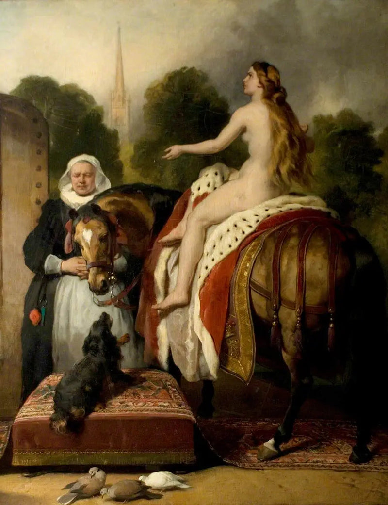 Lady Godivas bön - Edwin Henry Landseer