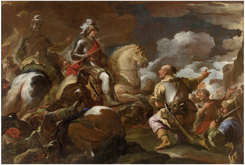 Fästningens erövring - Luca Giordano