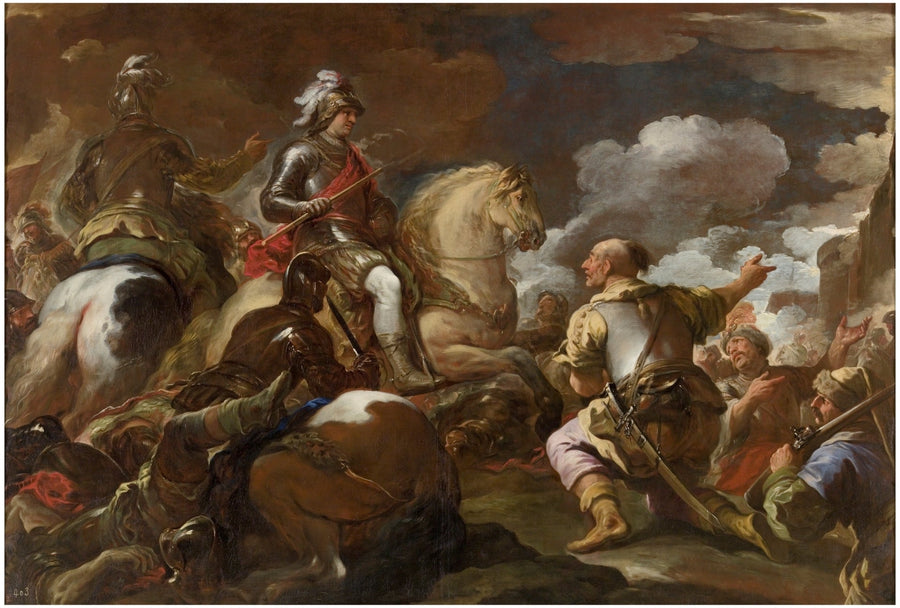 Fästningens erövring - Luca Giordano