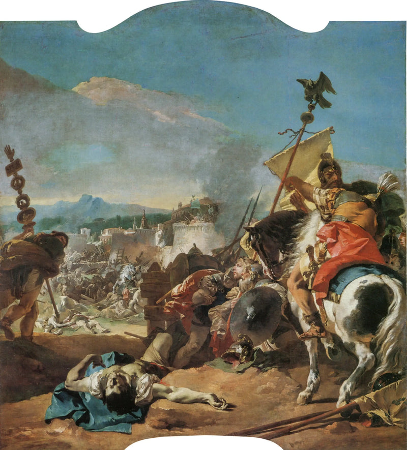 Karthagos erövring - Giovanni Battista Tiepolo