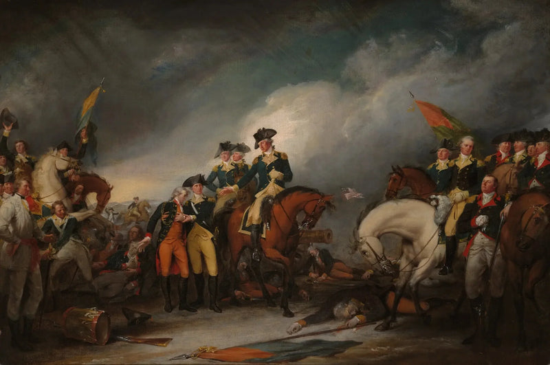 Hessoisernas intåg i Trenton, den 26 december 1776 - John Trumbull