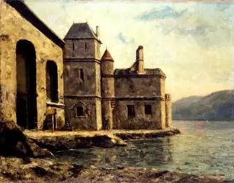 Fängelset vid sjön - Gustave Courbet