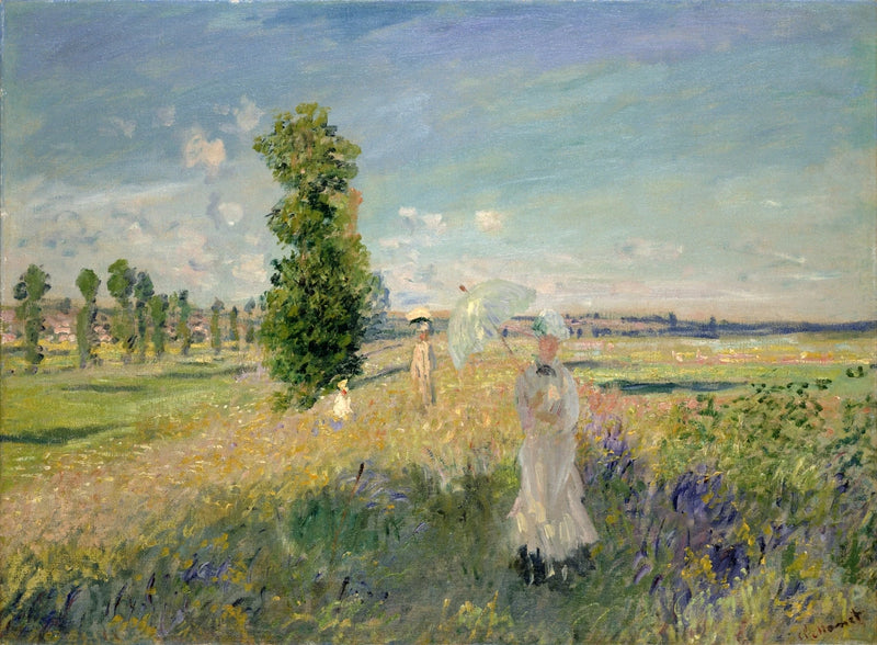Promenaden i Argenteuil W379 - Claude Monet