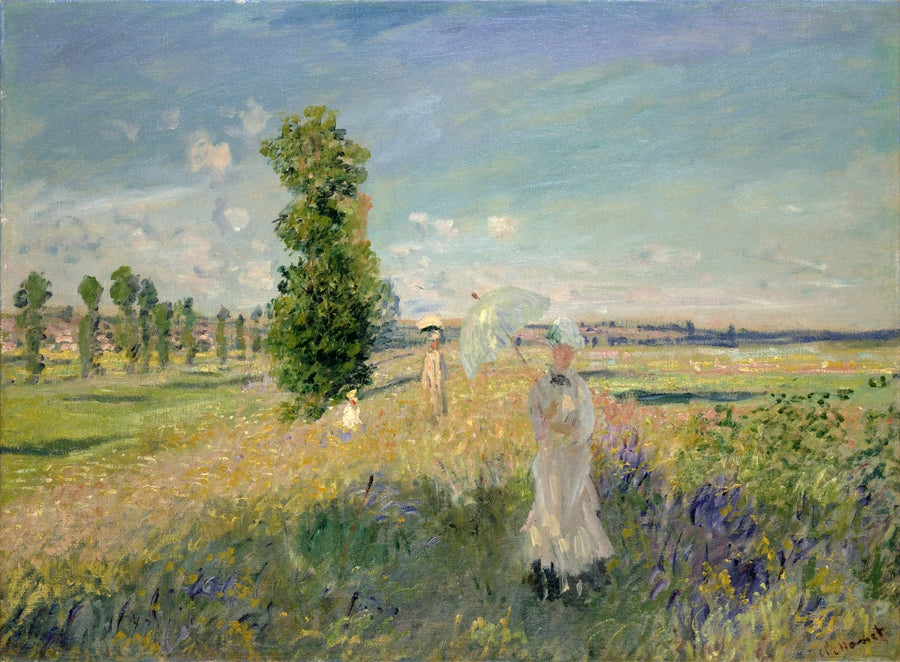 Promenaden i Argenteuil W379 - Claude Monet