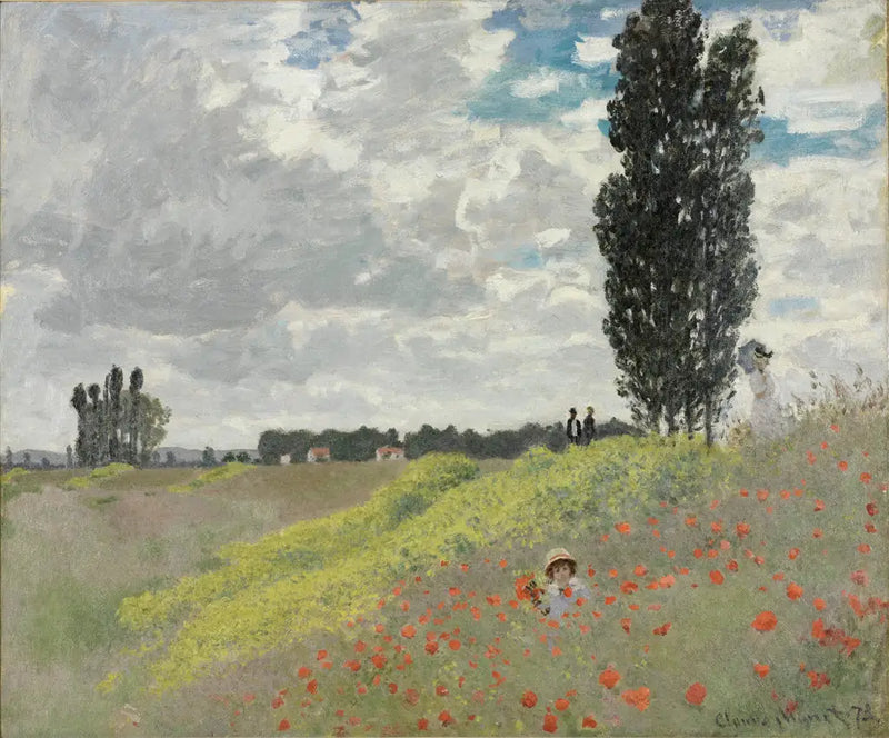 Promenaden i ängarna vid Argenteuil - Claude Monet