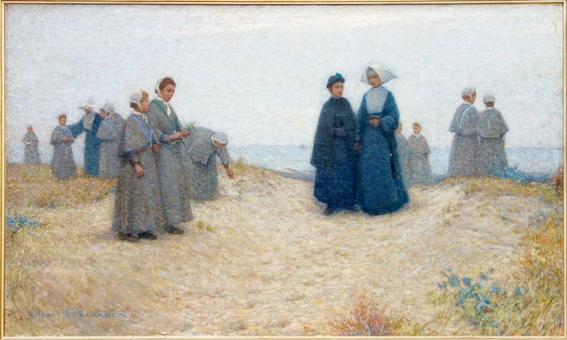 Orphanernas promenad, Berck - Henri Le Sidaner
