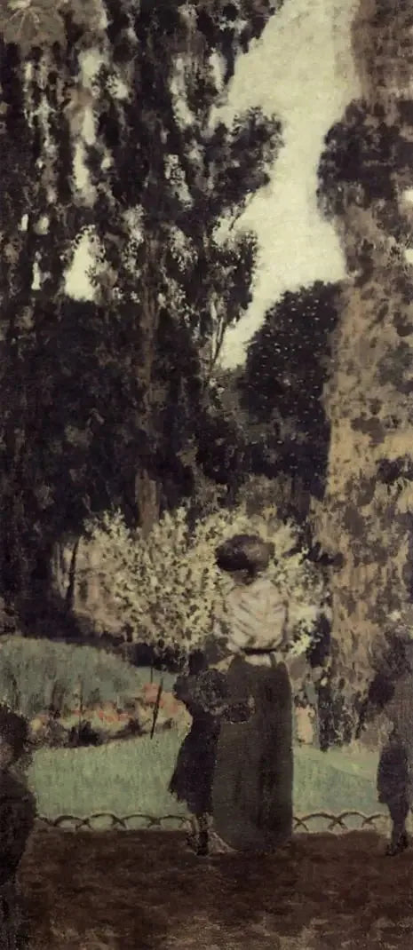 Promenaden. Batignolles torg - Édouard Vuillard