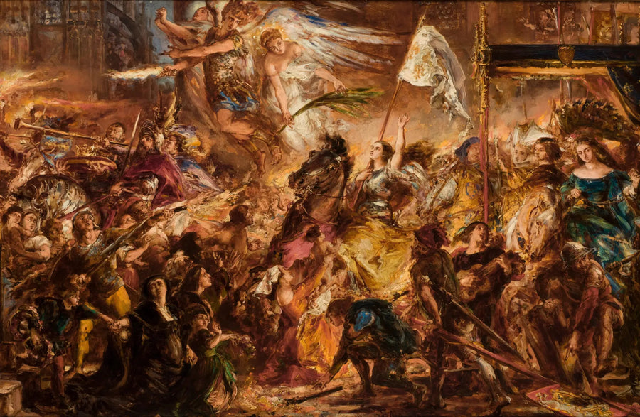 Den heliga Jungfrun från Orléans - Jan Matejko