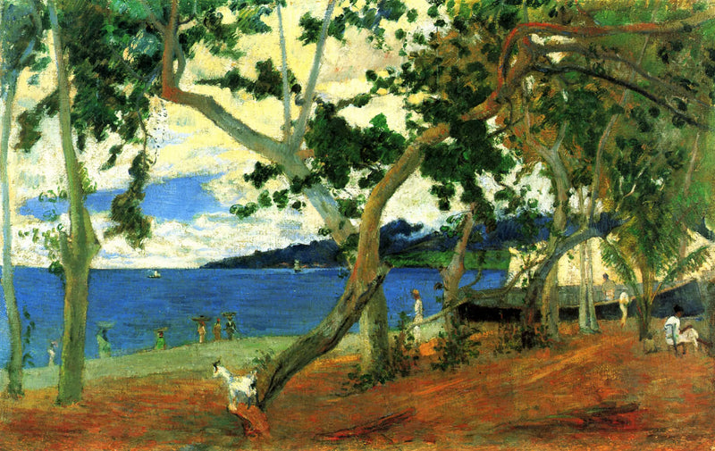 Saint-Pierres hamn sedd från Turinviken - Paul Gauguin