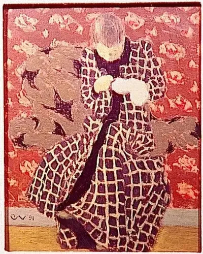 Den reparerande kvinnan - Édouard Vuillard
