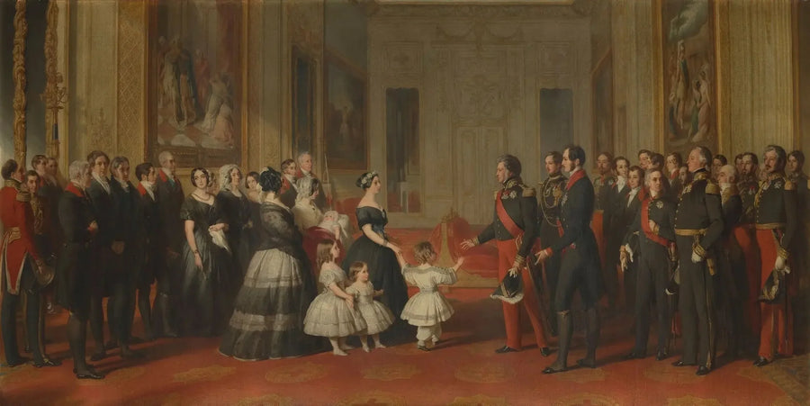 Louis-Philippe, Frankrikes kung, vid Windsor slott, den 8 oktober 1844 - Franz Xaver Winterhalter