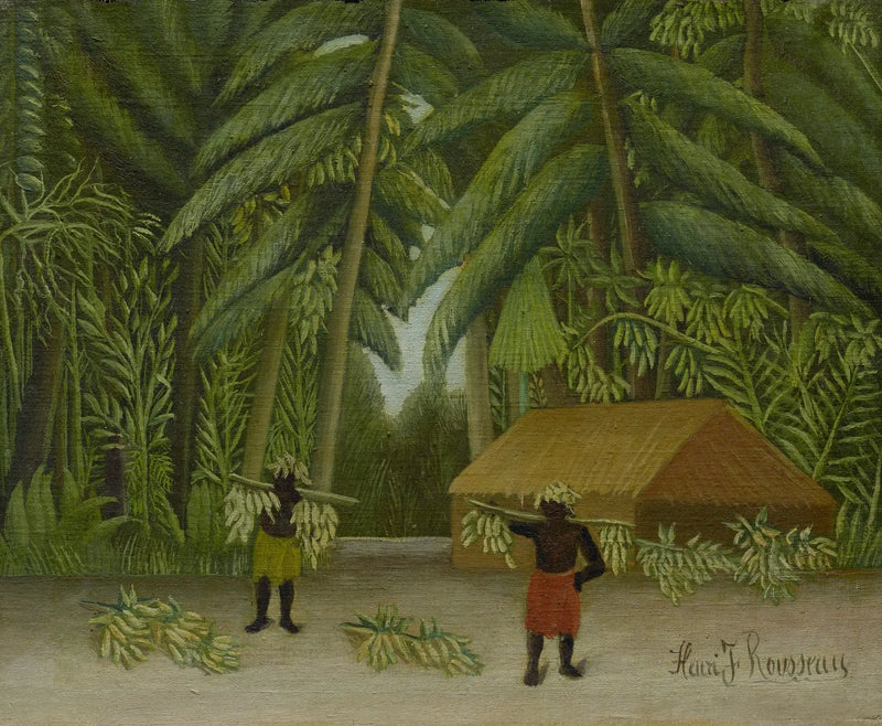 Bananernas skörd - Henri Rousseau